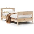 Miniatyrbilde 2 av 11: vidaXL Sengeramme uten madrass 75x190 cm heltre furu