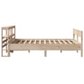 Miniatyrbilde 6 av 11: vidaXL Sengeramme uten madrass 160x200 cm heltre furu
