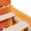 Miniatyrbilde 10 av 11: vidaXL Sengeramme uten madrass voksbrun 140x200 cm heltre furu