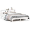 Miniatyrbillede 2 af 11: vidaXL sengeramme uden madras 150x200 cm massivt fyrretræ hvid