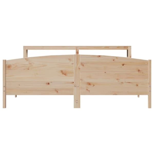vidaXL sengeramme uden madras 180x200 cm massivt fyrretræ