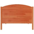 Miniatyrbilde 5 av 11: vidaXL Sengeramme uten madrass voksbrun 90x200 cm heltre furu