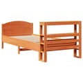 Miniatyrbilde 7 av 11: vidaXL Sengeramme uten madrass voksbrun 90x200 cm heltre furu