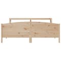 Miniatyrbilde 5 av 11: vidaXL Sengeramme uten madrass 180x200 cm heltre furu