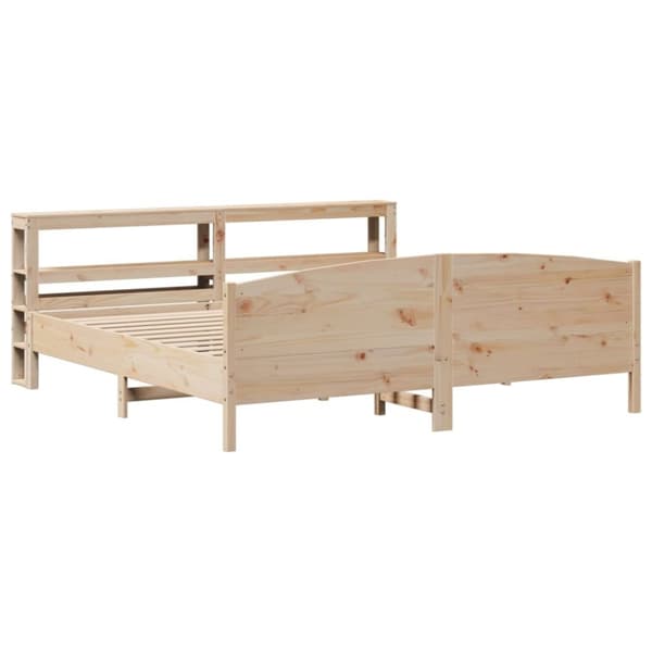 vidaXL Sengeramme uten madrass 180x200 cm heltre furu