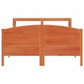 Miniatyrbilde 5 av 11: vidaXL Sengeramme uten madrass brun 150x200 cm heltre furu
