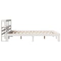 Miniatyrbilde 6 av 11: vidaXL Sengeramme med hodegavl hvit 140x190 cm heltre furu