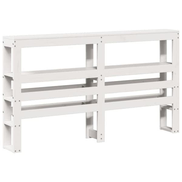 vidaXL Sengeramme uten madrass hvit 160x200 cm heltre furu