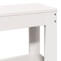 Miniatyrbilde 11 av 11: vidaXL Sengeramme uten madrass hvit 160x200 cm heltre furu