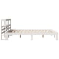 Miniatyrbilde 6 av 11: vidaXL Sengeramme med hodegavl hvit 160x200 cm heltre furu