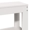 Miniatyrbilde 10 av 11: vidaXL Sengeramme med hodegavl hvit 160x200 cm heltre furu