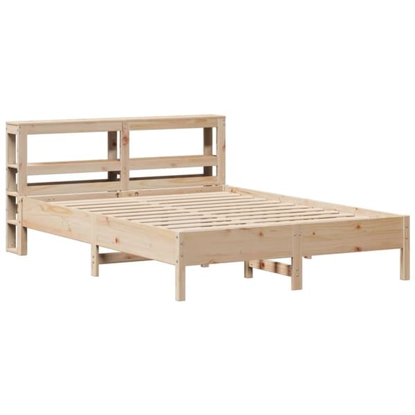 vidaXL sengeramme uden madras 160x200 cm massivt fyrretræ