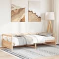 Miniatyrbilde 4 av 11: vidaXL Dagseng naturell 90x190 cm heltre furu