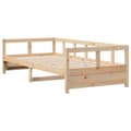 Miniatyrbilde 1 av 11: vidaXL Dagseng naturell 90x190 cm heltre furu