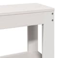 Miniatyrbilde 10 av 11: vidaXL Sengeramme med hodegavl hvit 150x200 cm heltre furu