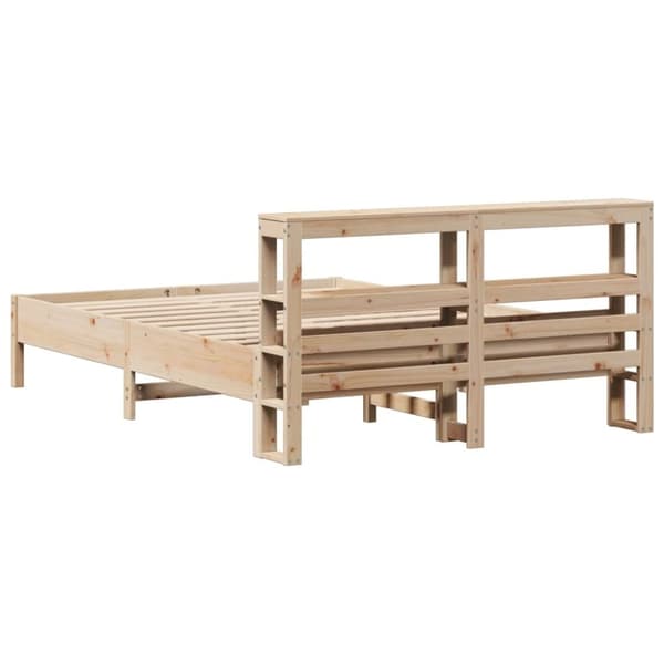 vidaXL Sengeramme uten madrass 160x200 cm heltre furu
