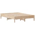 Miniatyrbilde 8 av 11: vidaXL Sengeramme uten madrass 160x200 cm heltre furu