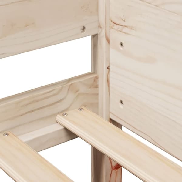 vidaXL Sengeramme uten madrass 90x190 cm heltre furu