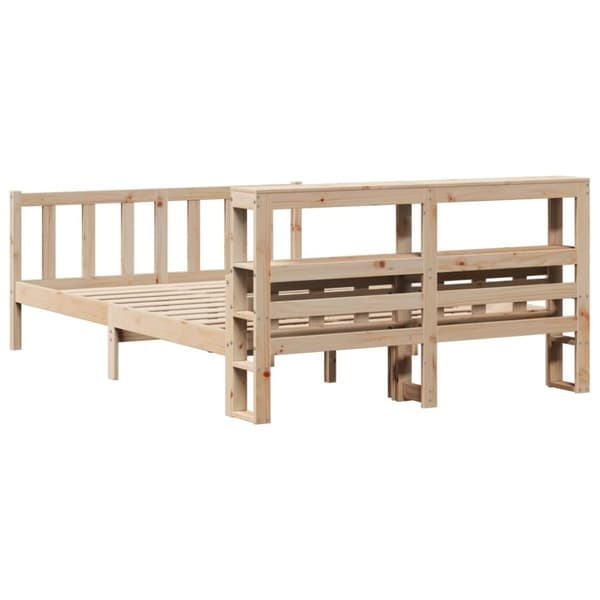 vidaXL Sengeramme uten madrass 150x200 cm heltre furu