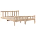 Miniatyrbilde 9 av 11: vidaXL Sengeramme uten madrass 150x200 cm heltre furu