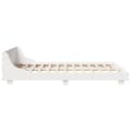 Miniatyrbilde 6 av 10: vidaXL Sengeramme uten madrass hvit 120x190 cm heltre furu