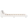 Miniatyrbilde 6 av 10: vidaXL Sengeramme uten madrass hvit 90x200 cm heltre furu