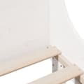 Miniatyrbilde 8 av 10: vidaXL Sengeramme uten madrass hvit 90x200 cm heltre furu