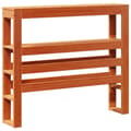 Miniatyrbilde 7 av 11: vidaXL Sengeramme uten madrass voksbrun 90x200 cm heltre furu