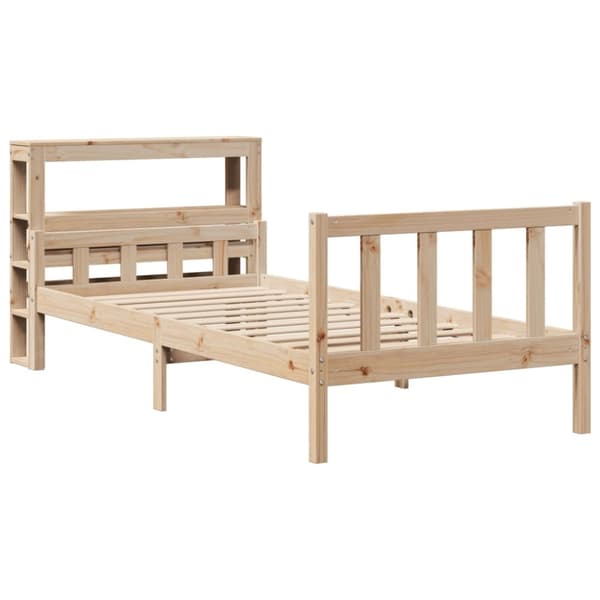 vidaXL Sengeramme uten madrass 100x200 cm heltre furu