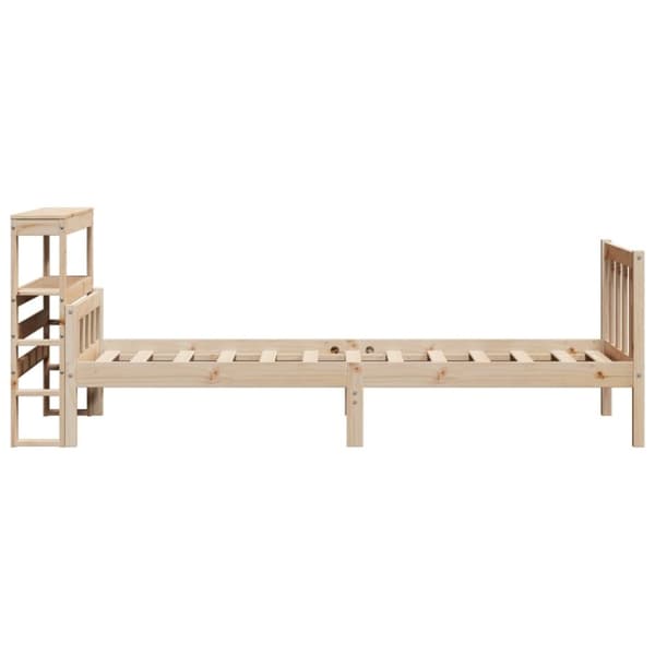 vidaXL Sengeramme uten madrass 100x200 cm heltre furu