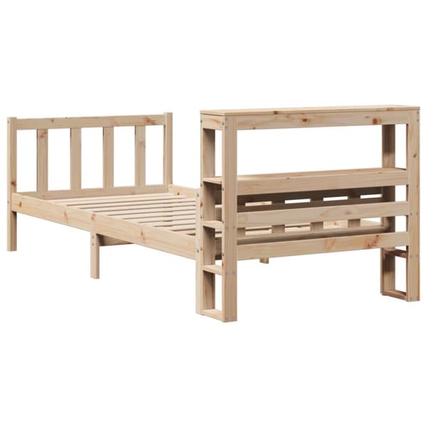 vidaXL Sengeramme uten madrass 100x200 cm heltre furu
