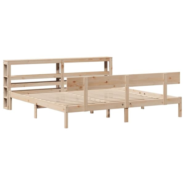 vidaXL Sengeramme uten madrass 180x200 cm heltre furu