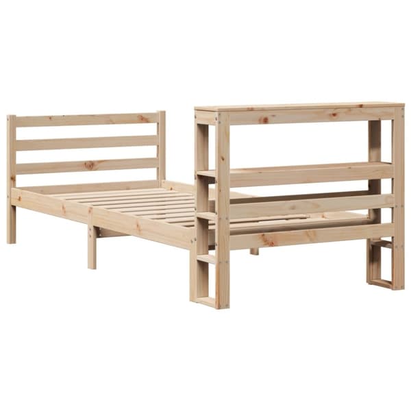 vidaXL Sengeramme uten madrass 100x200 cm heltre furu