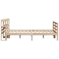 Miniatyrbilde 6 av 11: vidaXL Sengeramme uten madrass 120x200 cm heltre furu