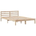 Miniatyrbilde 8 av 11: vidaXL Sengeramme uten madrass 120x200 cm heltre furu