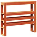 Miniatyrbilde 9 av 11: vidaXL Sengeramme uten madrass voksbrun 90x200 cm heltre furu