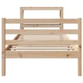 Miniatyrbilde 5 av 11: vidaXL Sengeramme uten madrass 90x200 cm heltre furu