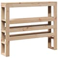 Miniatyrbilde 9 av 11: vidaXL Sengeramme uten madrass 90x200 cm heltre furu
