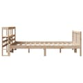 Miniatyrbilde 6 av 11: vidaXL Sengeramme uten madrass 120x200 cm heltre furu
