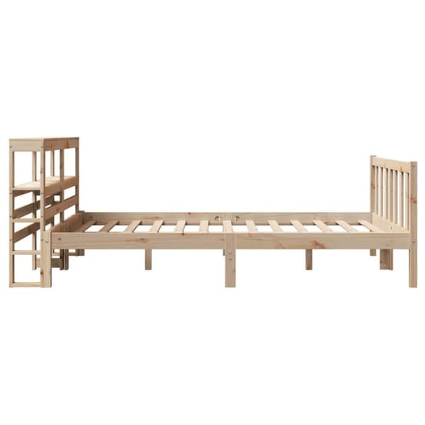 vidaXL Sengeramme uten madrass 120x200 cm heltre furu