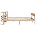 Miniatyrbilde 6 av 11: vidaXL Sengeramme uten madrass 150x200 cm heltre furu