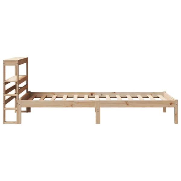 vidaXL Sengeramme uten madrass 90x190 cm heltre furu