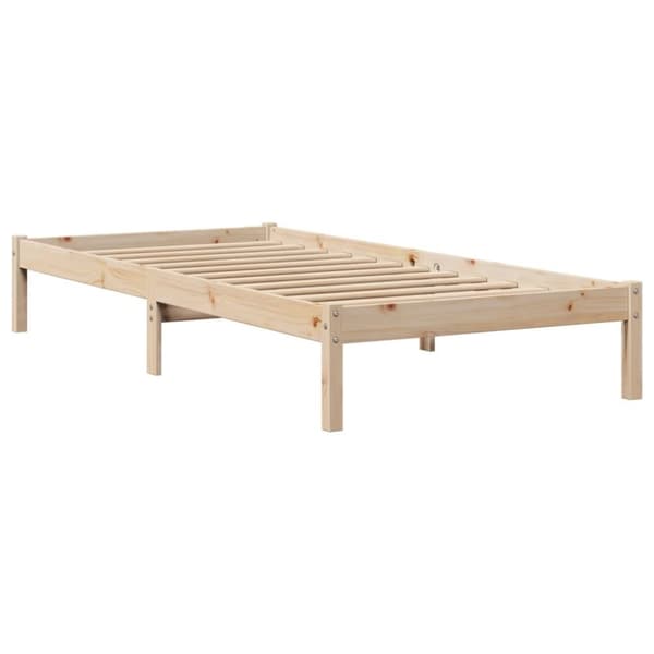 vidaXL Sengeramme uten madrass 90x190 cm heltre furu