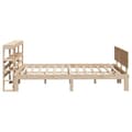 Miniatyrbilde 6 av 11: vidaXL Sengeramme med hodegavl 160x200 cm heltre furu