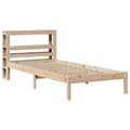 Miniatyrbilde 4 av 11: vidaXL Sengeramme uten madrass 90x200 cm heltre furu