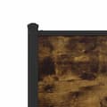 Miniatyrbillede 10 af 11: vidaXL sengeramme uden madras 160x200 cm metal røget egetræsfarve