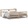 Miniatyrbilde 3 av 11: vidaXL Sengeramme uten madrass 180x200 cm heltre furu
