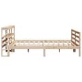 Miniatyrbilde 6 av 11: vidaXL Sengeramme uten madrass 180x200 cm heltre furu