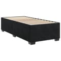 Pikkukuva 6 / 11: vidaXL Jenkkisänky patjalla musta 90x200 cm sametti