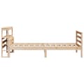 Miniatyrbilde 6 av 11: vidaXL Sengeramme med hodegavl 90x200 cm heltre furu